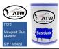 Preview: Ford, Newport Blue Metallic, KP / M6451: 500ml Lackdose, von ATW Autoteile West.